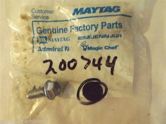 MAYTAG WASHER 200744 Bolt & Gasket Assy.(short) NEW IN BAG MAYTAG WASHER 200744 Bolt & Gasket Assy.(short) NEW IN BAG